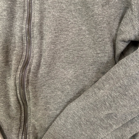 Y2K Danskin Sweat Tracksuit Gray White Cable Knit Stripe - Picture 7 of 8